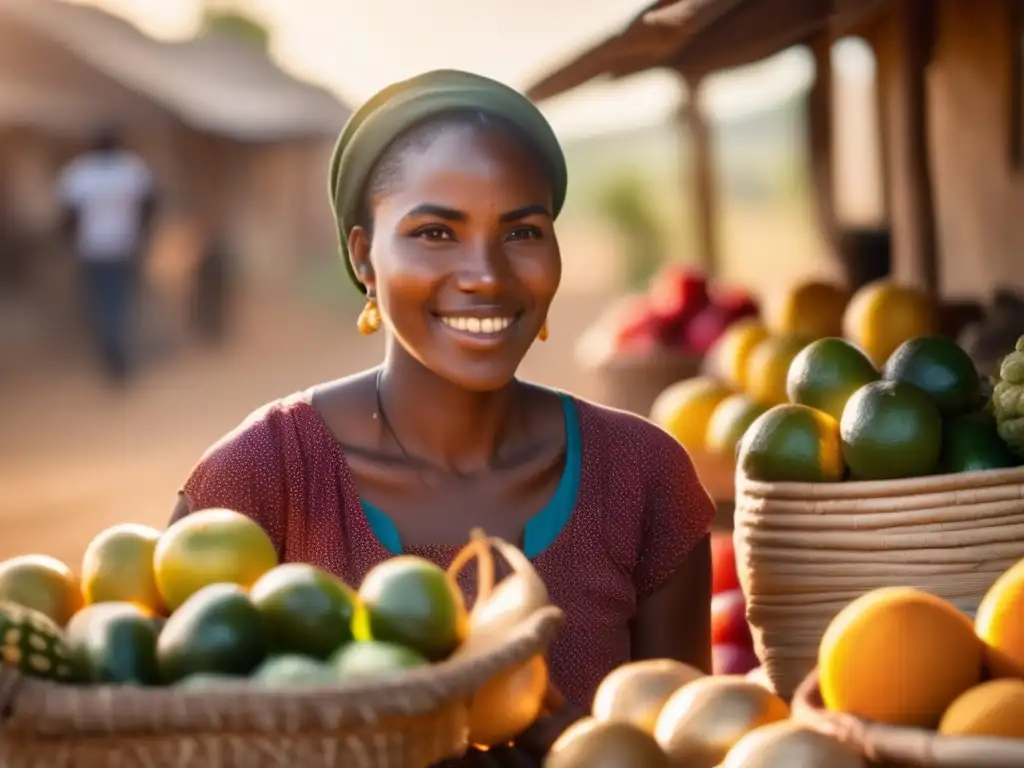 Emprendimiento rural: Mujer exitosa gracias a las remesas Una joven emprendedora en una aldea rural, muestra la importancia de las remesas para el crecimiento sostenible del país