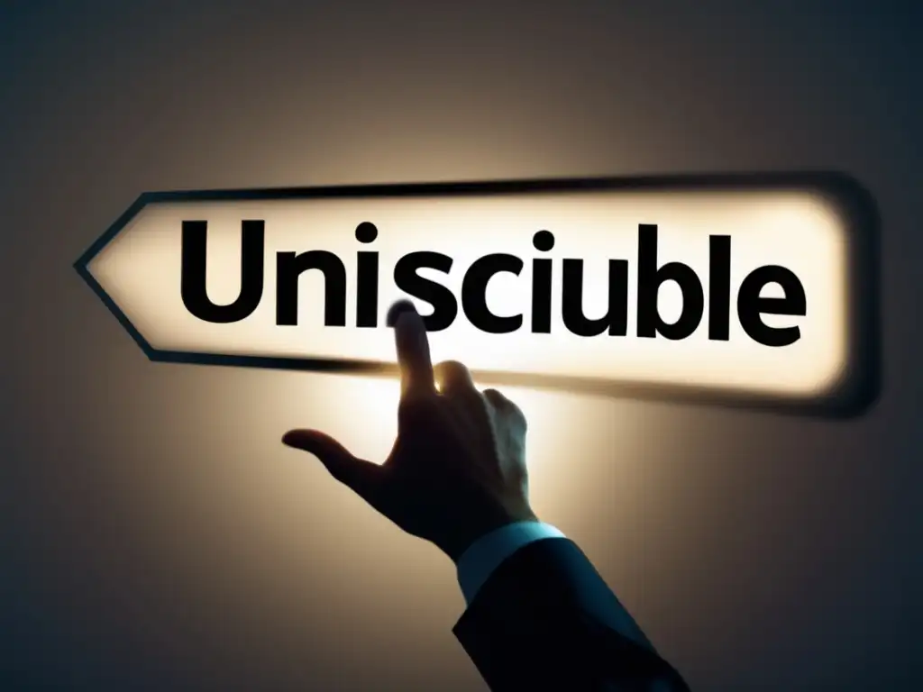 Suspenso al desuscribirse: mano tensa ante botón 'unsubscribe' Una mano se extiende hacia el botón 'unsubscribe' en una interfaz digital moderna